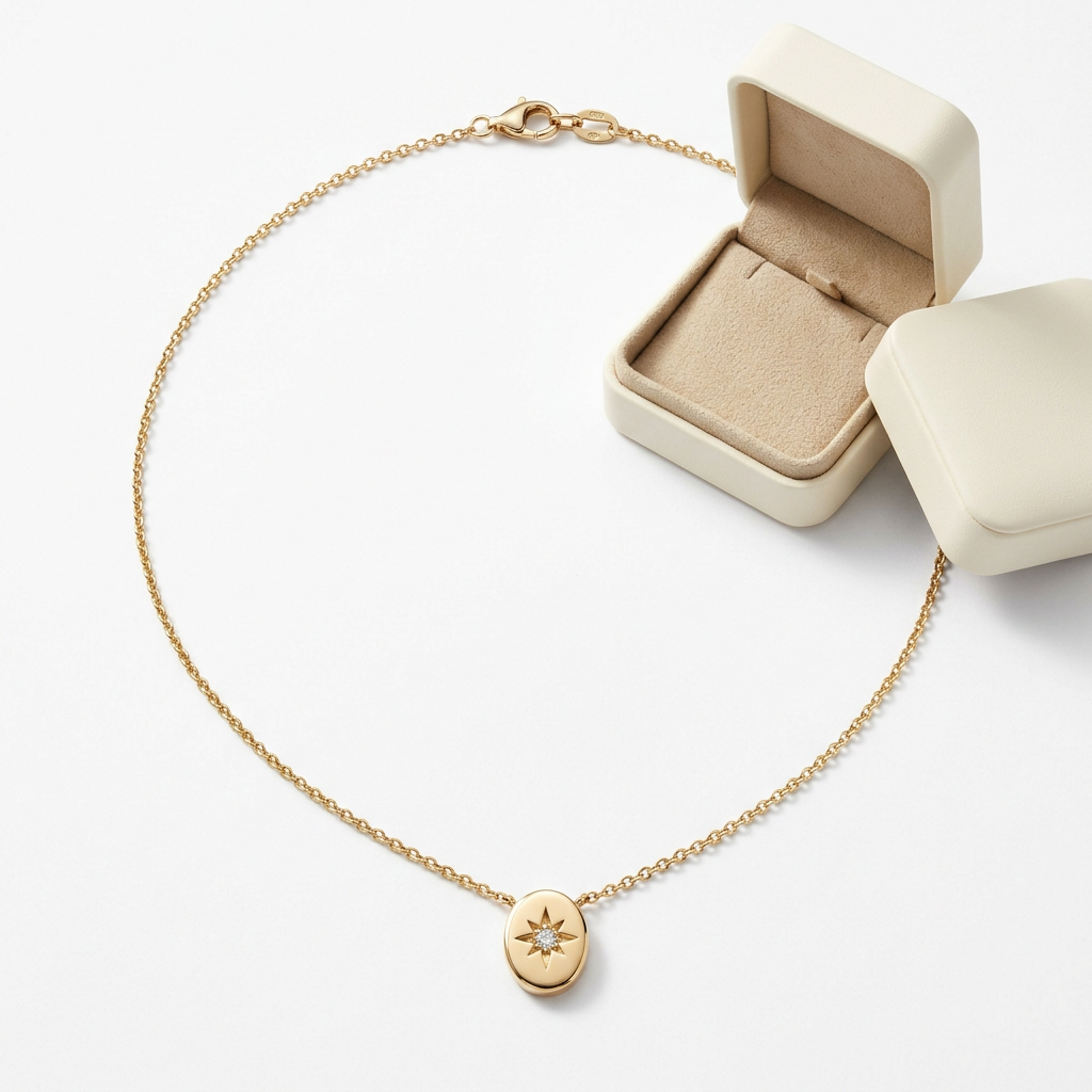 ✨ Gift-Worthy | Golden Starburst Pendant | Elegant Minimalist Necklace